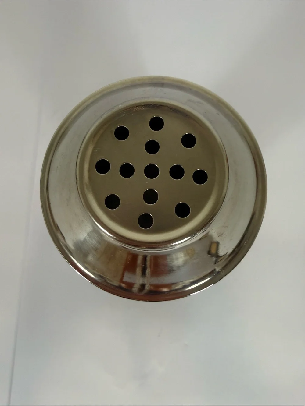 Retro Style Red Silver Metal Cocktail Shaker Mixer India 10”